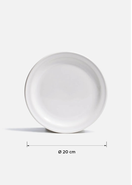 PLATO DE CERAMICA POSTRE - LINEA CLASICA