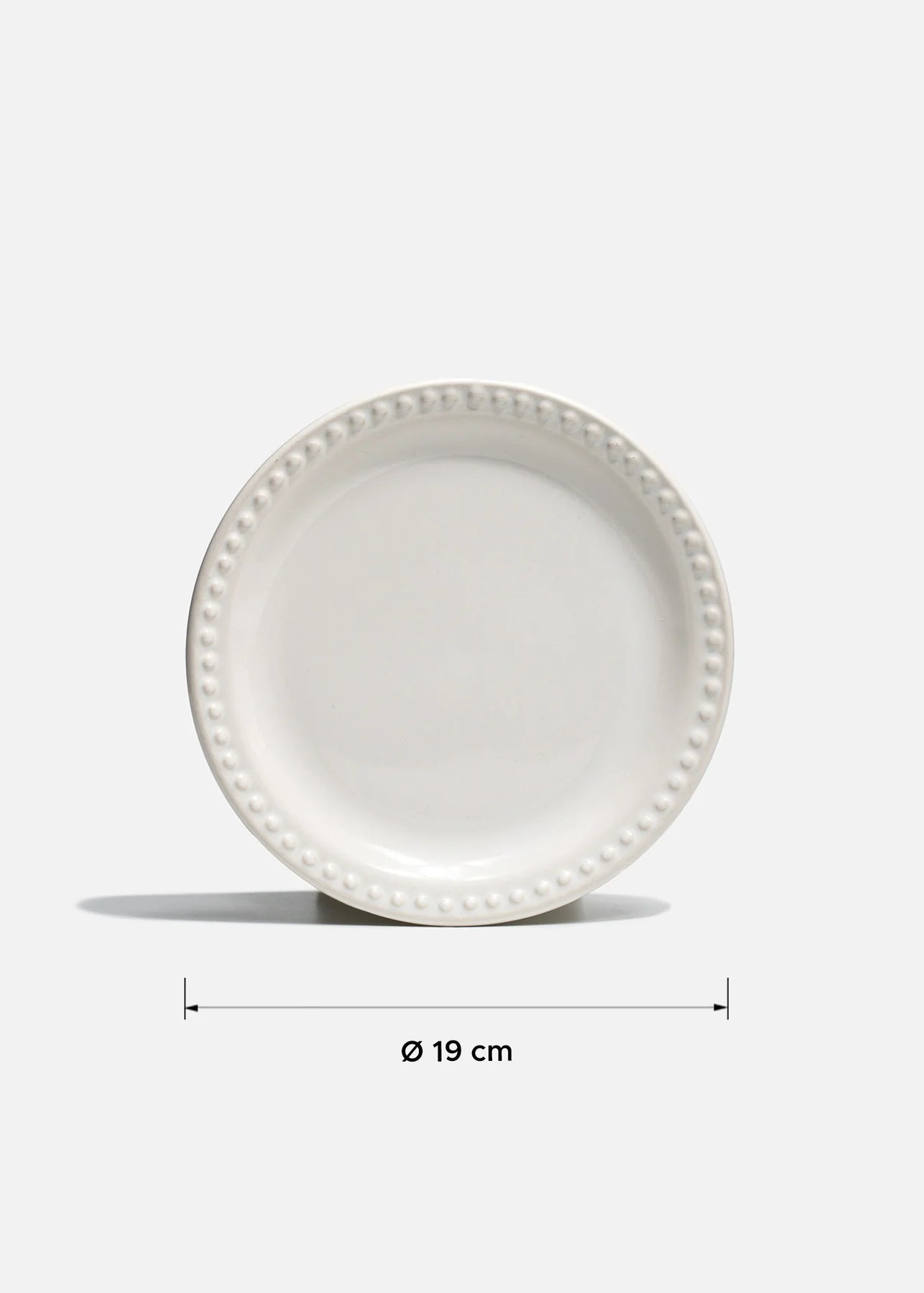 PLATO TRINCHE POSTRE MONET - BLANCO